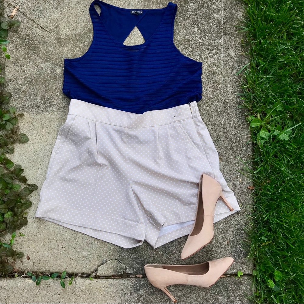 New York & Company • Polka Dot Dress Shorts